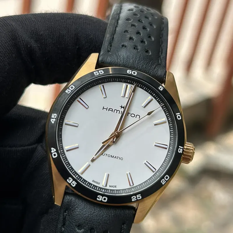 Hamilton Jazzmaster Performer Automatic White Diakl Men's Watch- H36225770